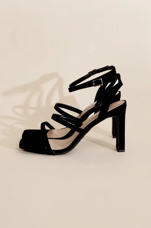 Devin Ankle Strap High Heels