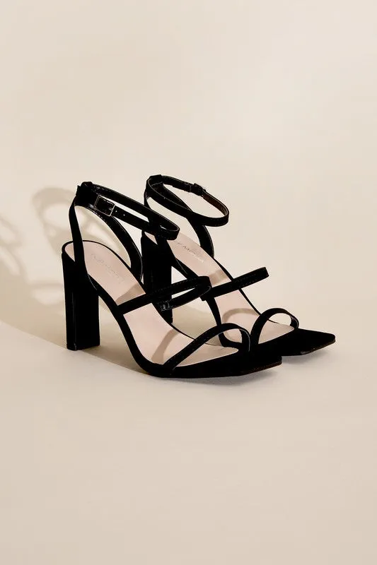 Devin Ankle Strap High Heels