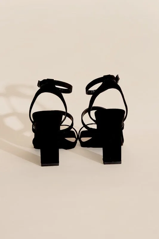 Devin Ankle Strap High Heels