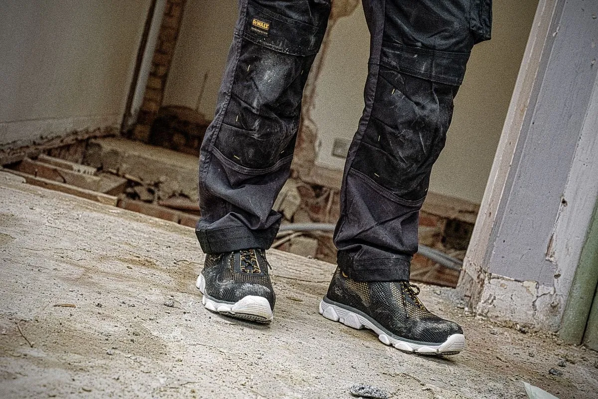 DeWalt Krypton Black Steel Toe Cap Mens Safety Trainers