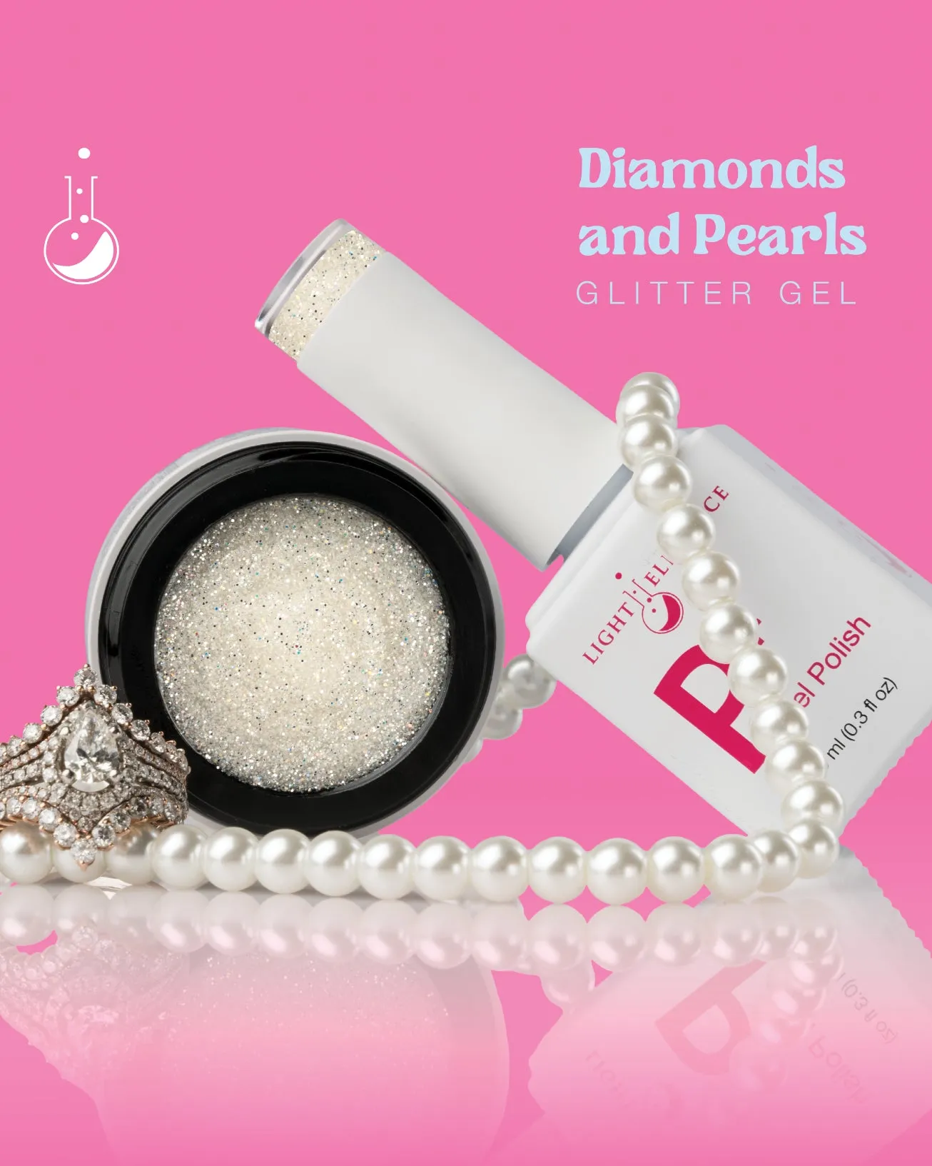 Diamonds and Pearls Glitter Gel 10 ml