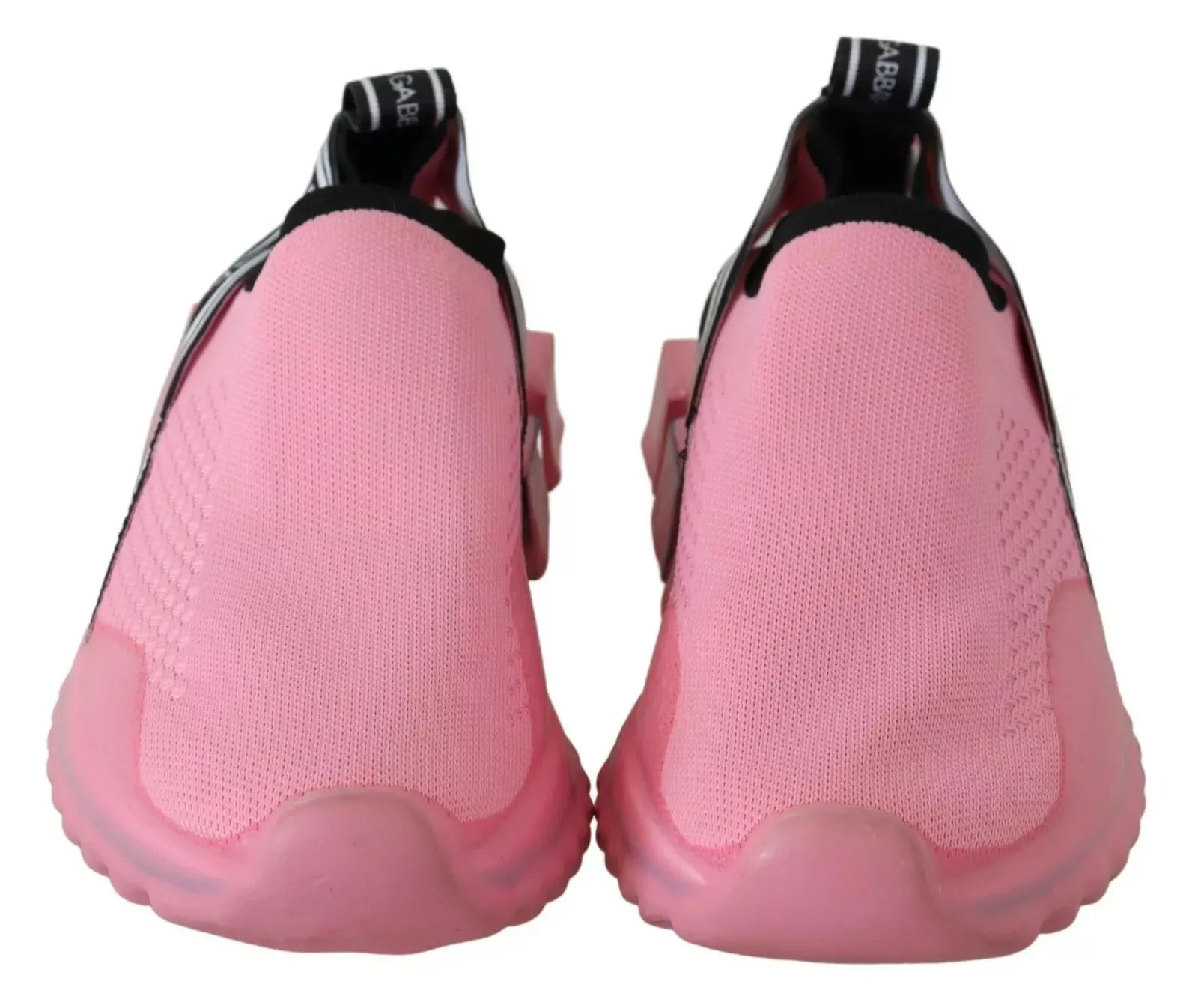 Dolce & Gabbana Pink Low Top Sorrento Sneakers Slip On Casual Shoes