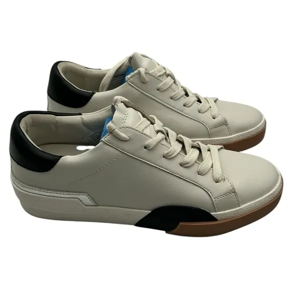 Dolce vita Harrison White and Black SneakersSize 8