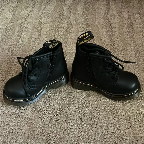 Dr. Martens Black Leather Boots