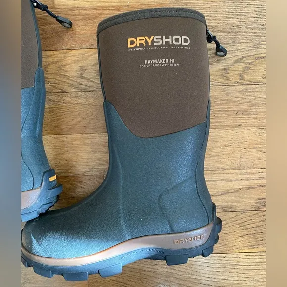 Dryshod Boots Children Boy Size 2 -20 to 75 Degree Slip On Rain Snow Unisex
