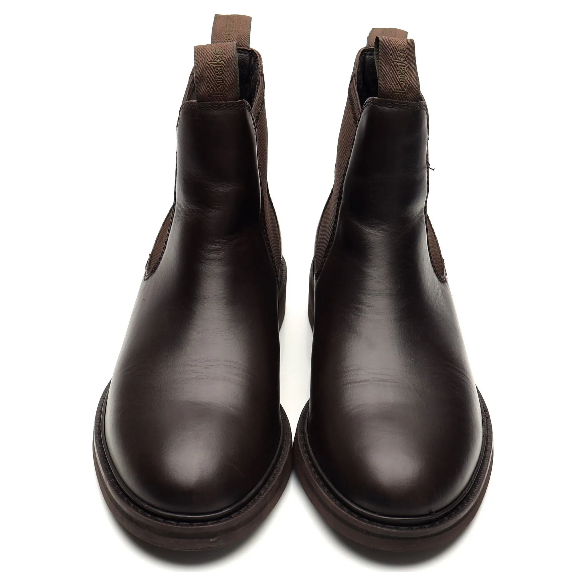 'Ducksworth' Dark Brown Leather Boots UK 7 F