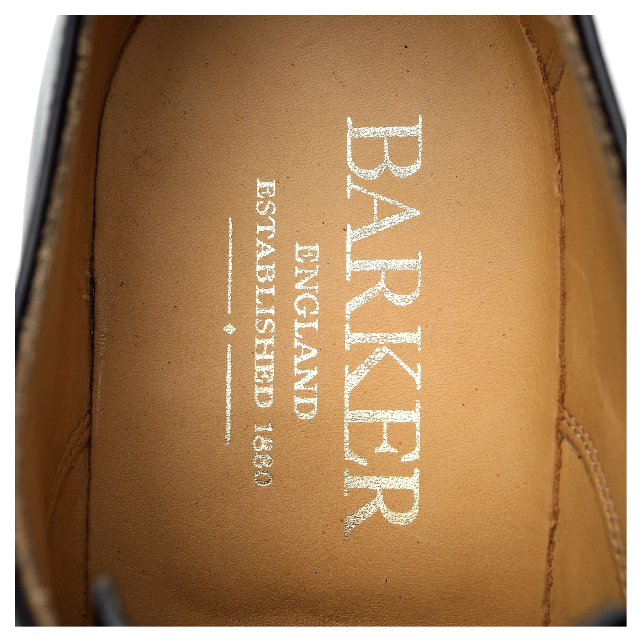 'Duxford' Black Leather Oxford UK 7.5 G