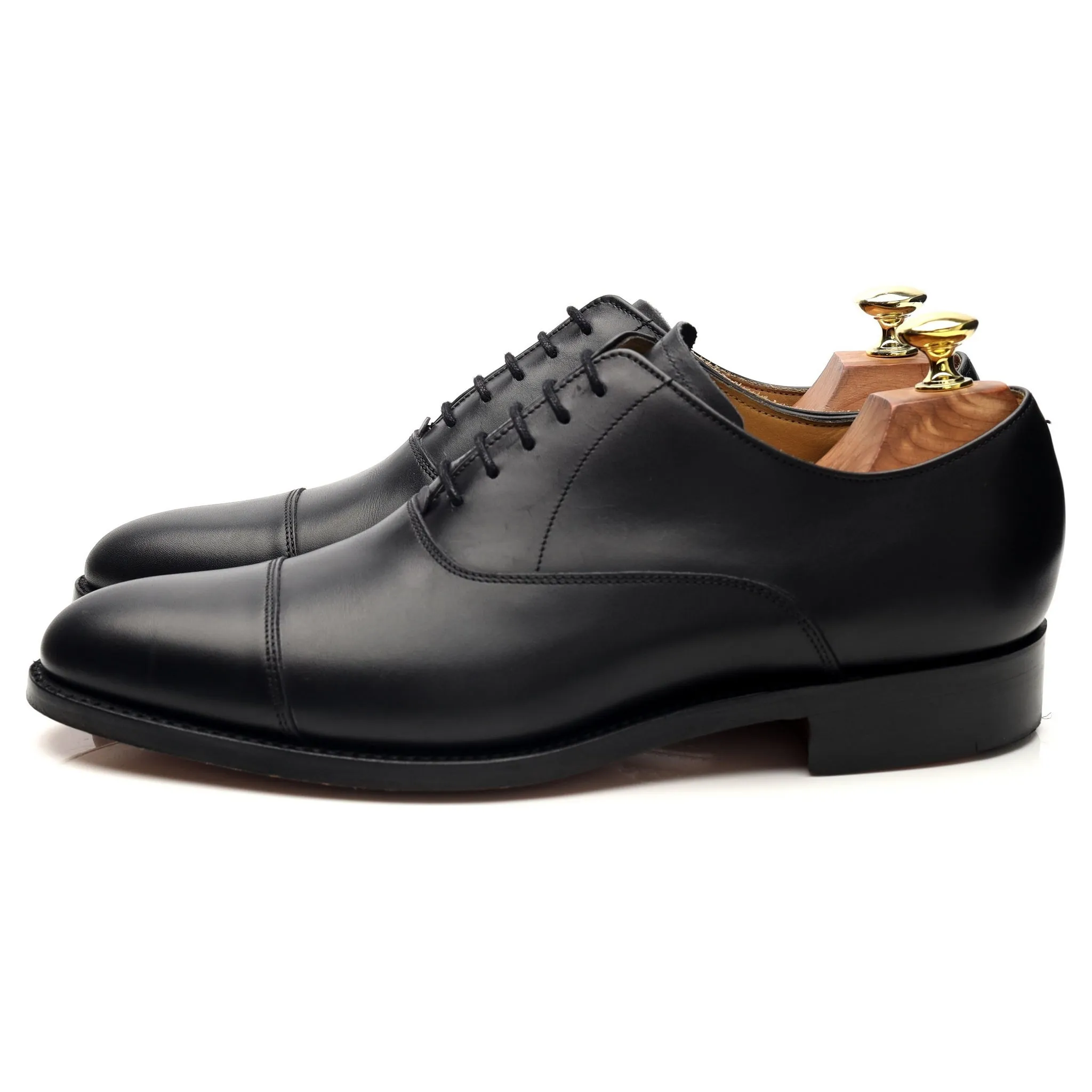 'Duxford' Black Leather Oxford UK 7.5 G