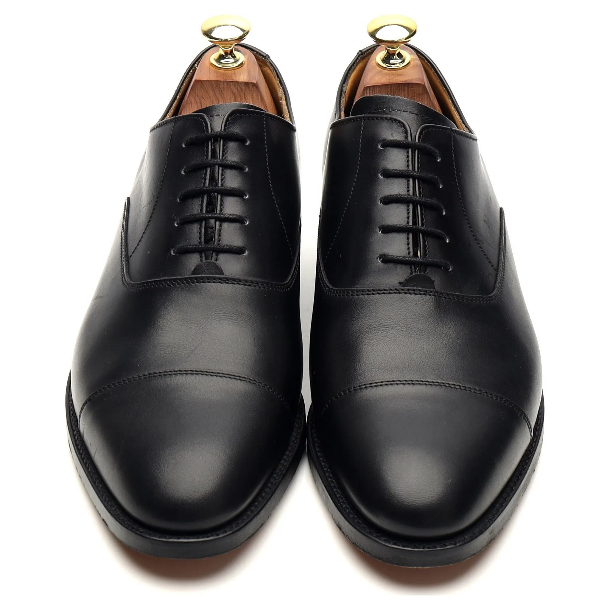 'Duxford' Black Leather Oxford UK 7.5 G