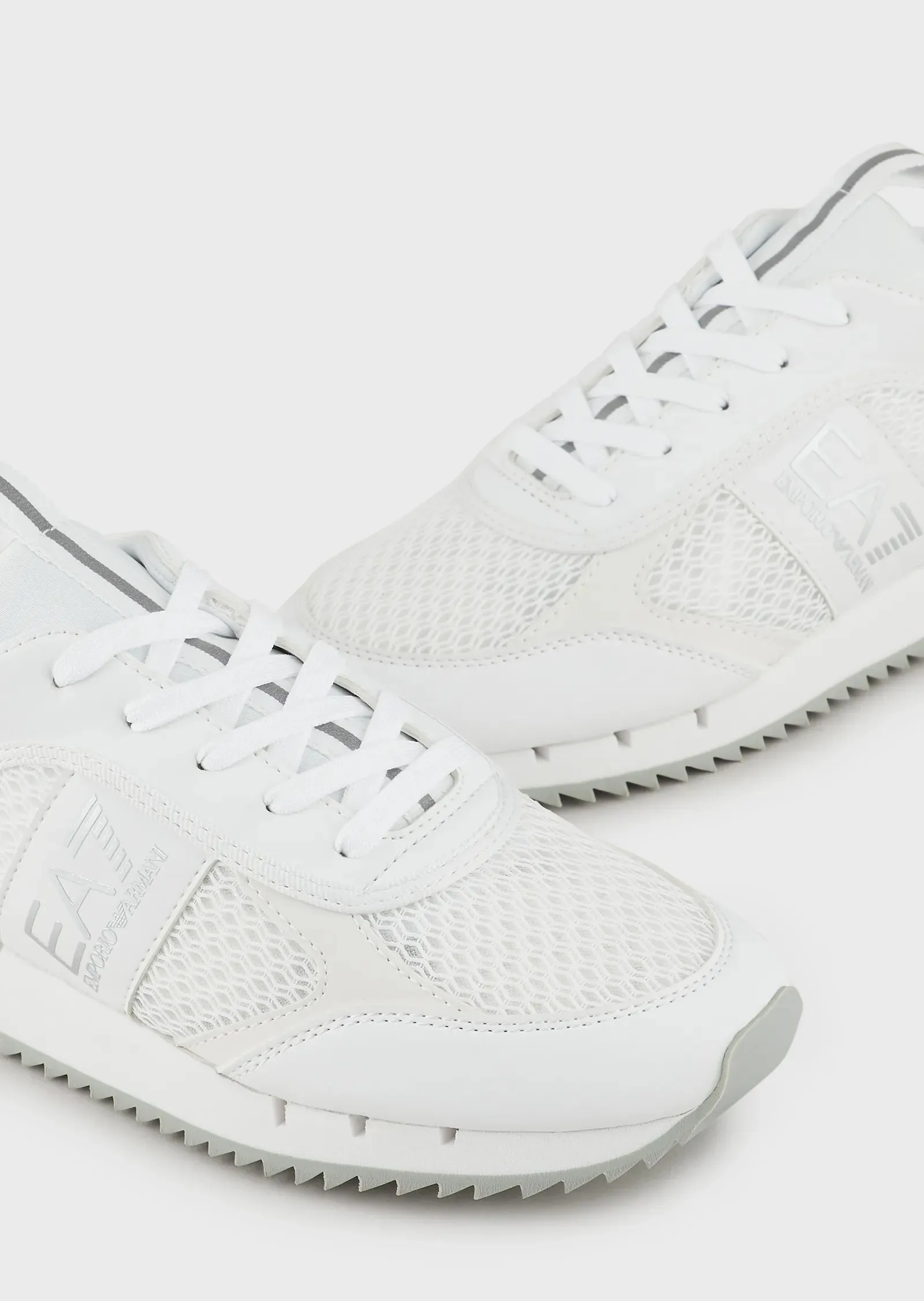 EA7 Emporio Armani X8X027 Woven Sneaker White