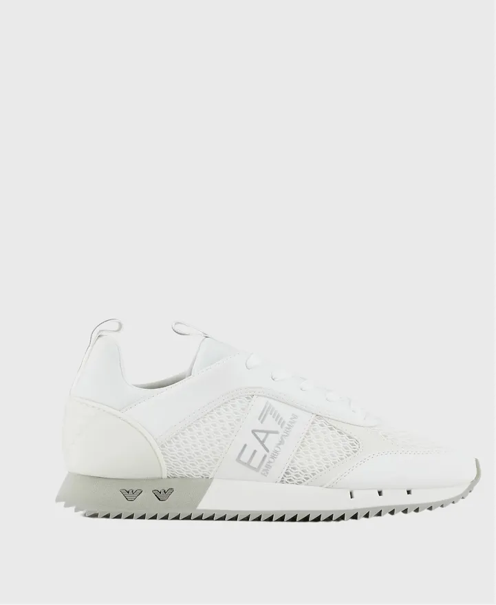 EA7 Emporio Armani X8X027 Woven Sneaker White