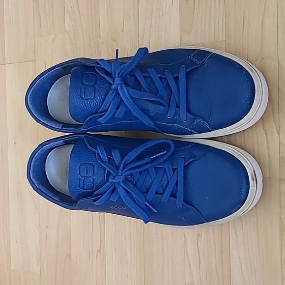 ECCO MEN'S SOFT Blue 60 LIMITED EDITION SNEAKERS Size 12