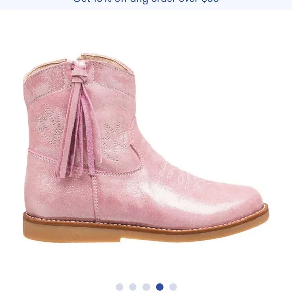 Elephantito pink Hannah suede boots