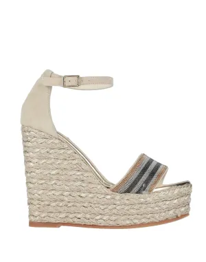 ESPADRILLES Leather Espadrilles (17179151IW) Woman