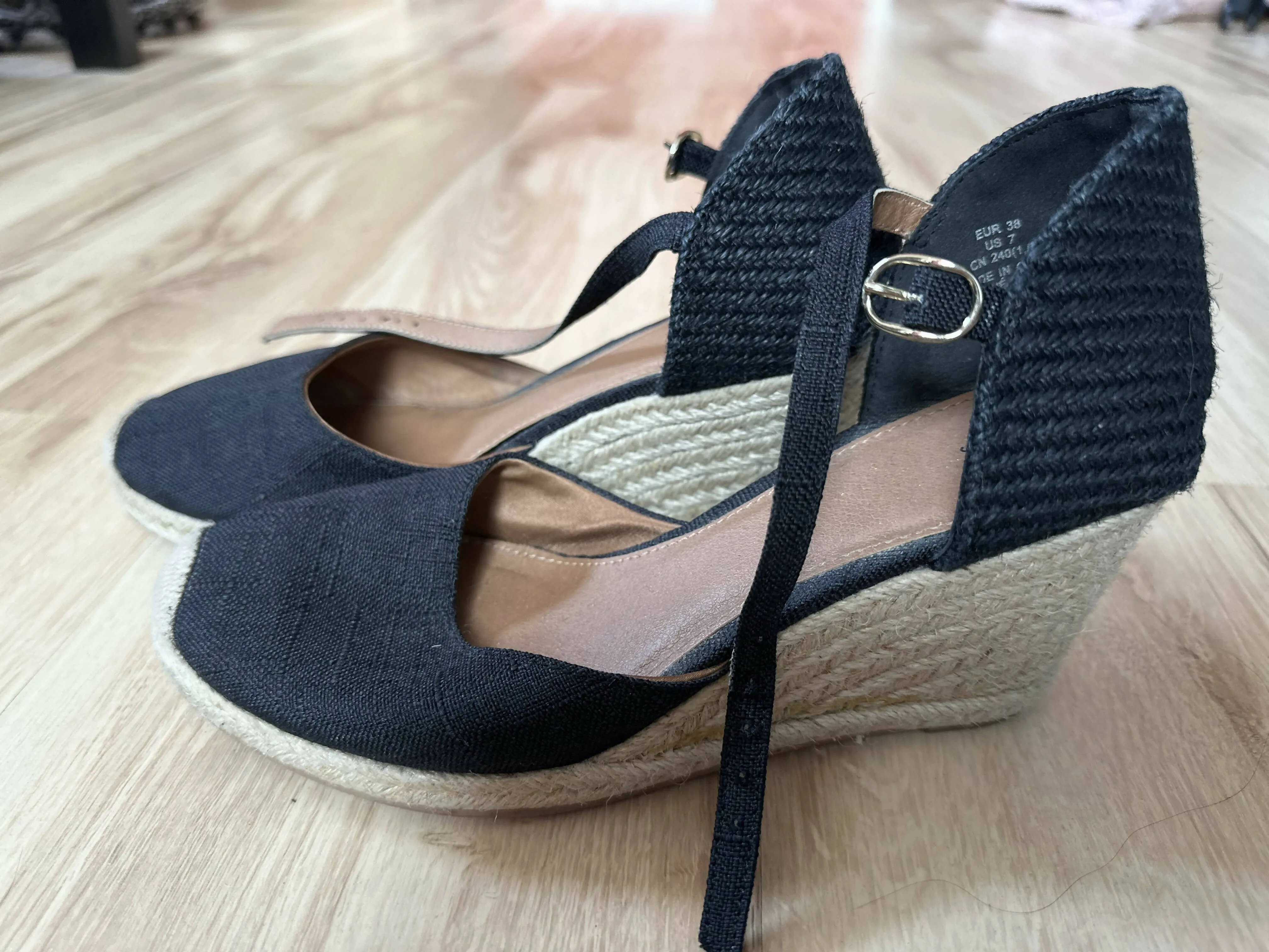 Espadrilles mit Keilabsatz