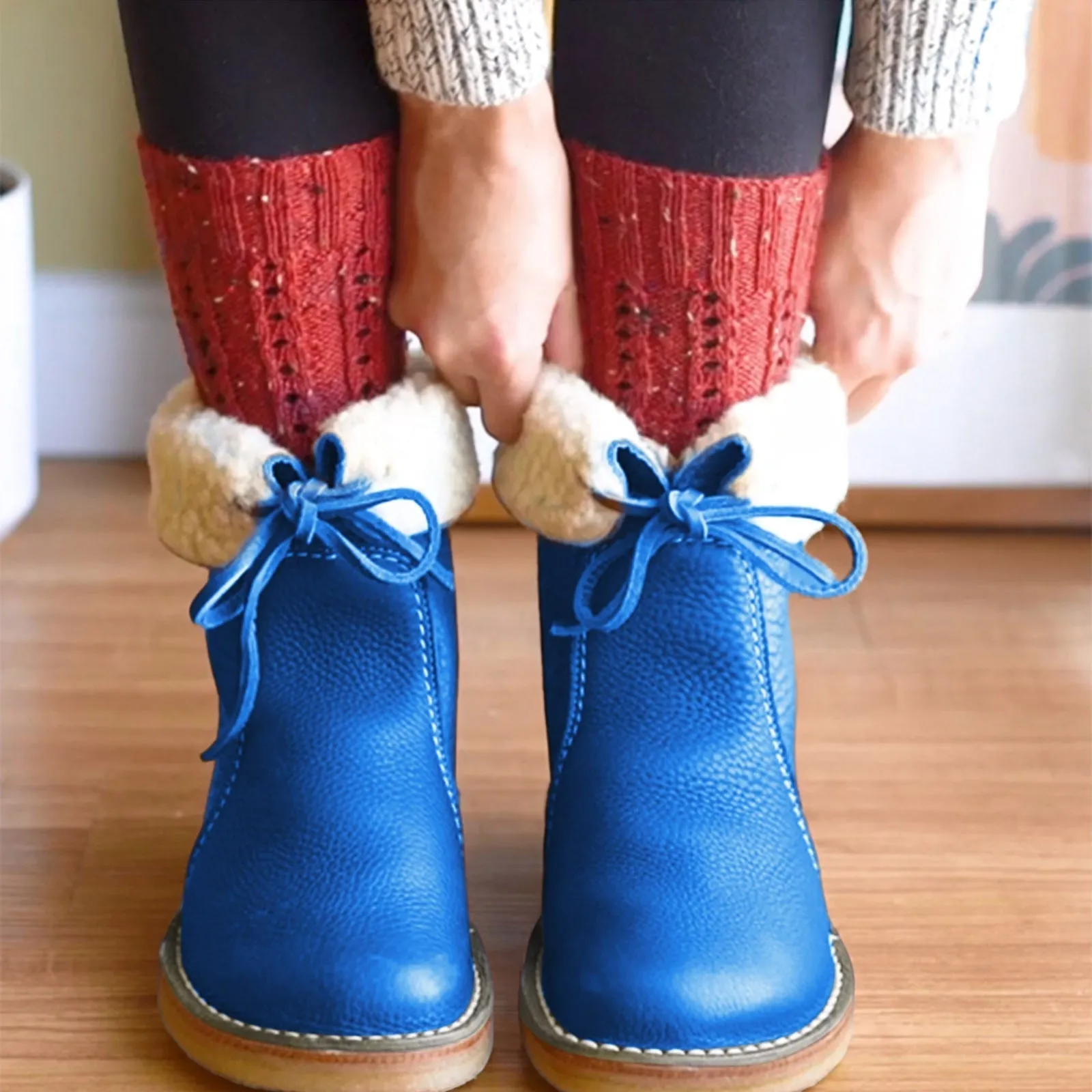 Fashion Booties Womens Warm