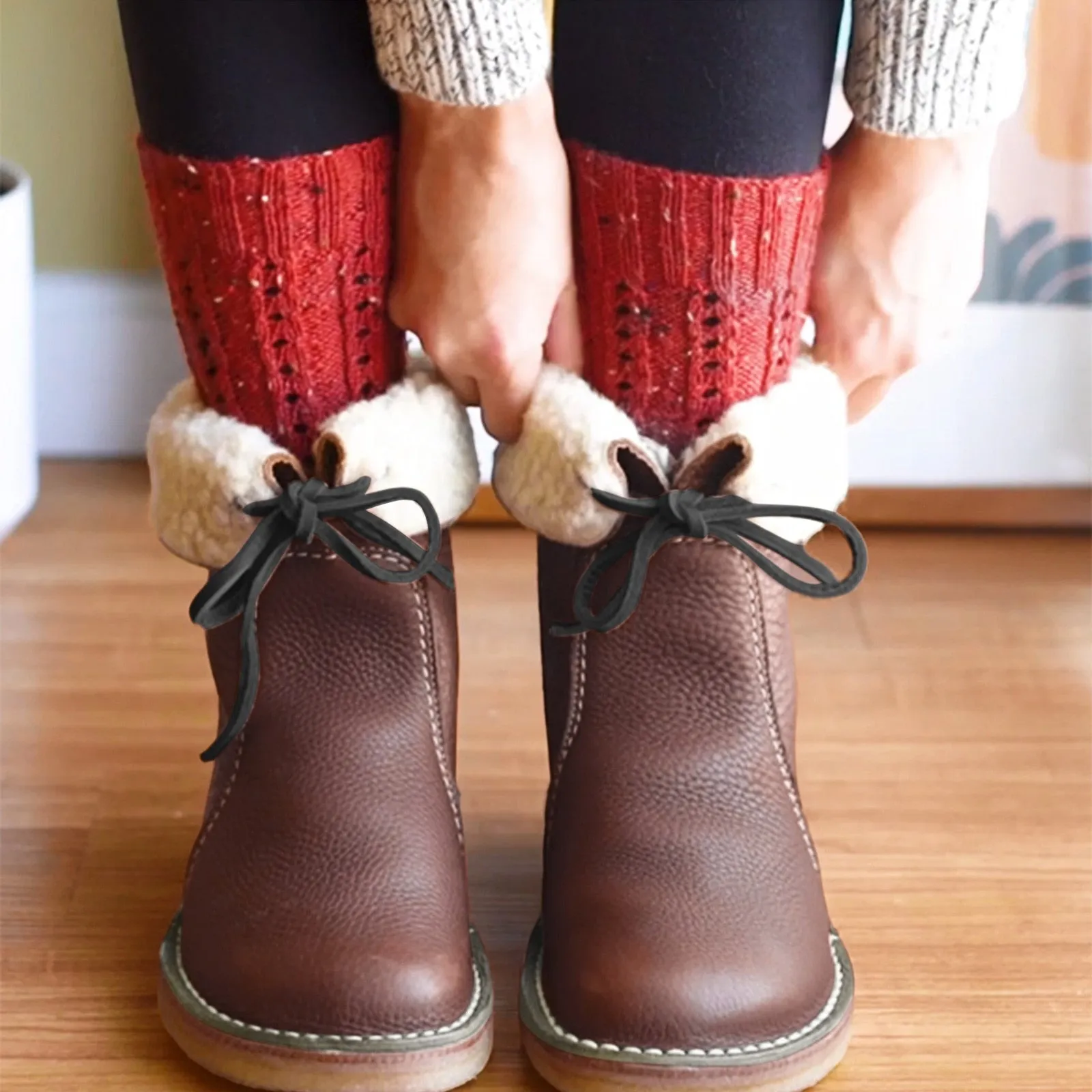 Fashion Booties Womens Warm