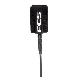 FCS 6'0" ALL ROUND CLASSIC LEASH - BLACK