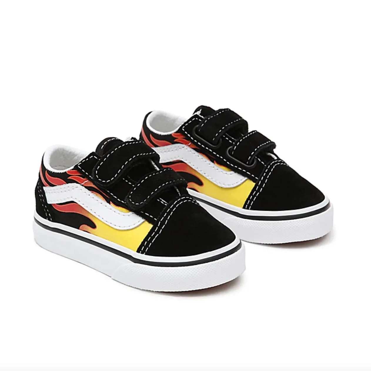 FLAME OLD SKOOL Velcro  PEUTERSCHOENEN (1-4 JAAR)