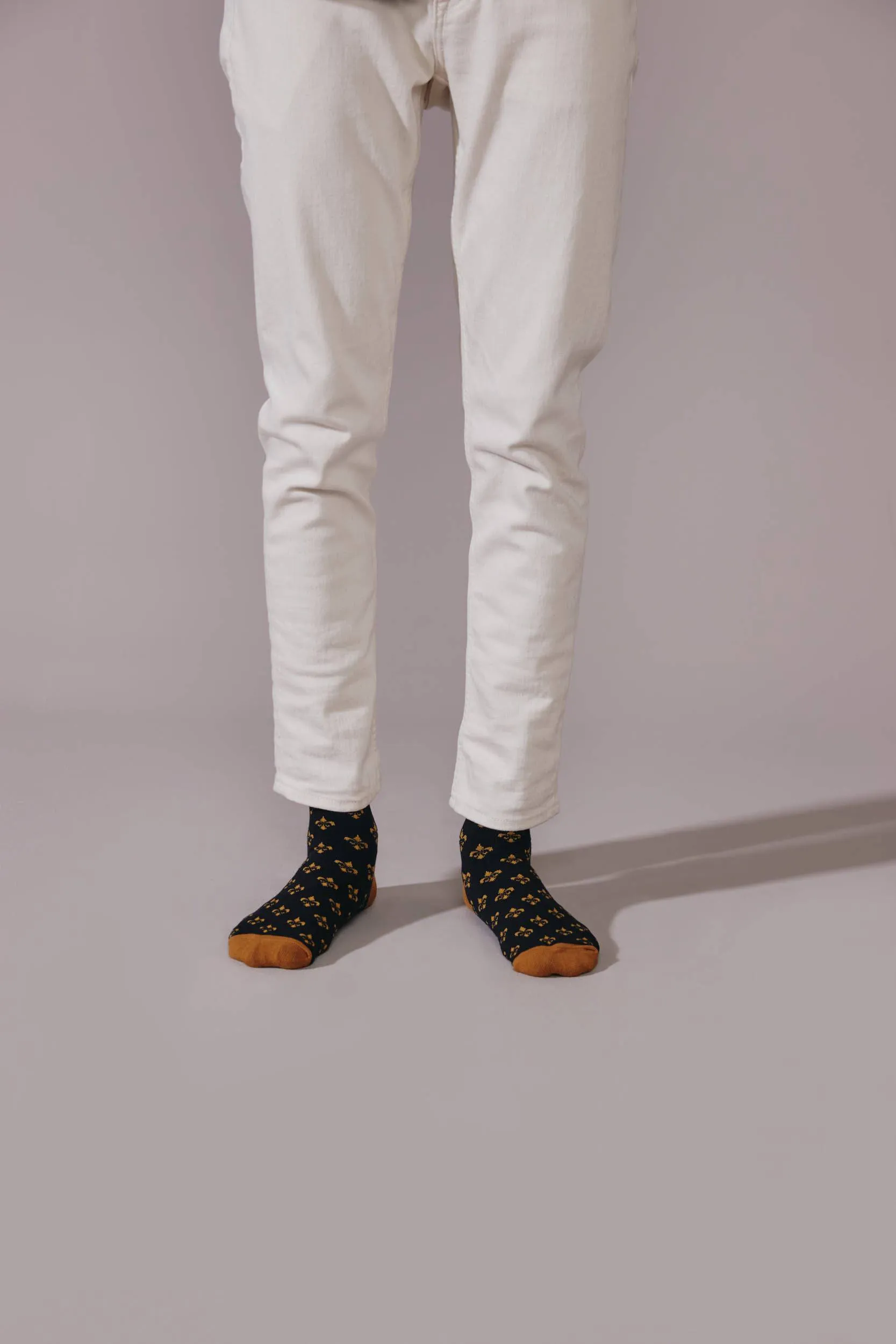 Fleur De Lis Socks