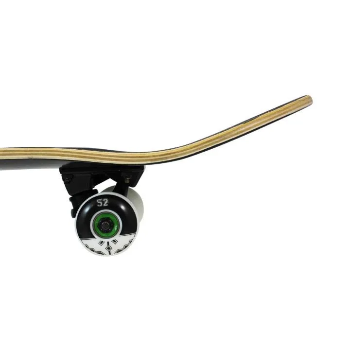 Fracture Fade Black Complete Skateboard 7.25"