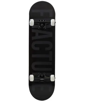 Fracture Fade Black Complete Skateboard 7.25"