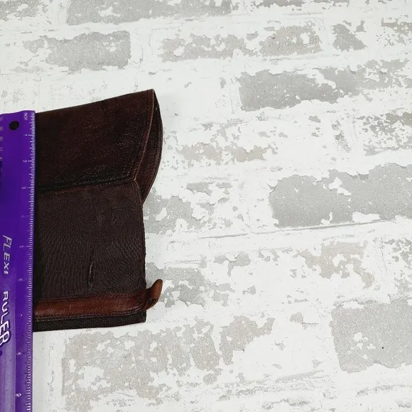 Franco Sarto Brown Leather Stretch Pull On Knee High Boots D792