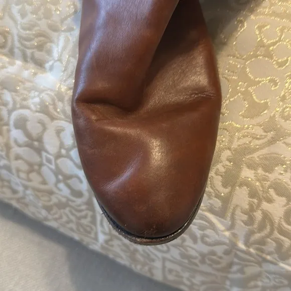 Frye Clara Over The Knee Redwood Extended Calf Boot size 10M