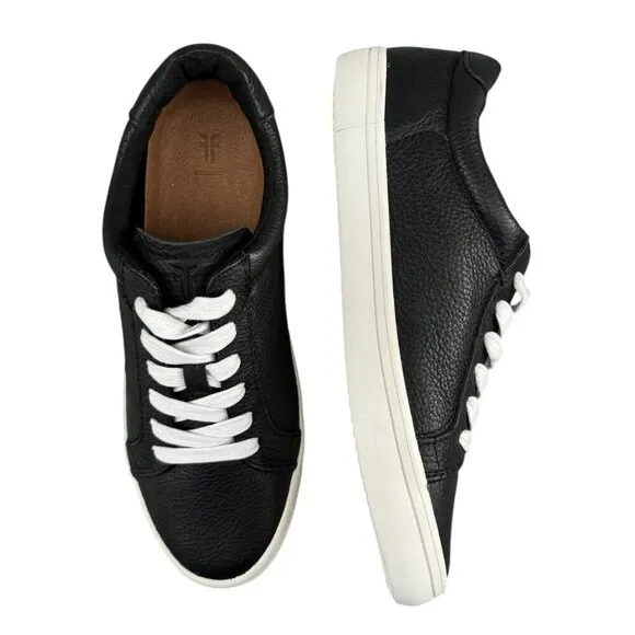 FRYE 'Kerry' Black Lace-Up Sneakers Style 3471350 Women's Size 8M