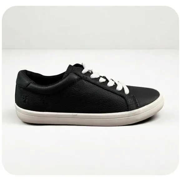 FRYE 'Kerry' Black Lace-Up Sneakers Style 3471350 Women's Size 8M