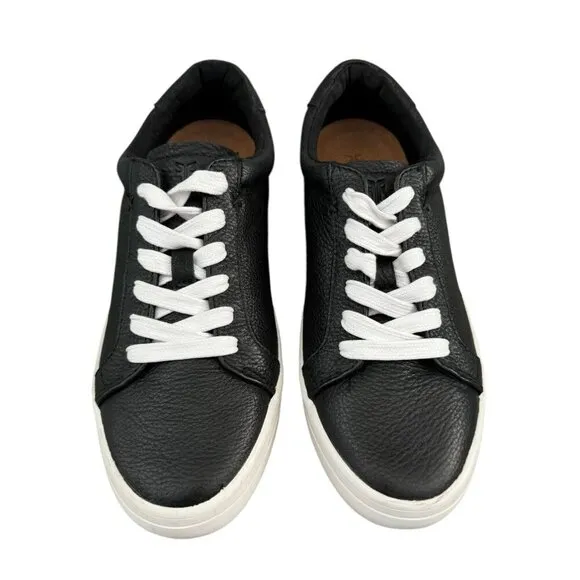 FRYE 'Kerry' Black Lace-Up Sneakers Style 3471350 Women's Size 8M