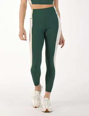 Fusion Legging: Forest/Oatmilk