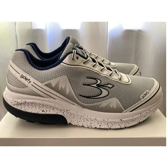 GDEFY by Gravity Defyer Gray TB9024MWS-M Mighty Walk Sneakers - Men's Size 14M