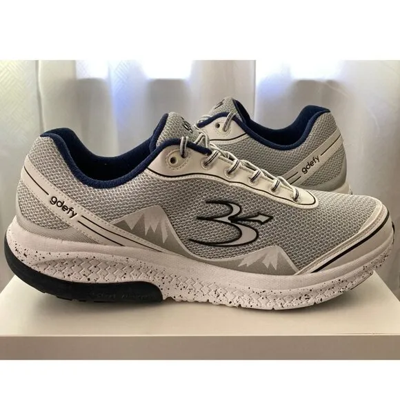 GDEFY by Gravity Defyer Gray TB9024MWS-M Mighty Walk Sneakers - Men's Size 14M