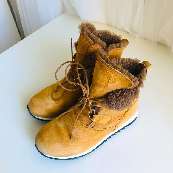 Giuseppe Zanotti suede shearling- lined  boots