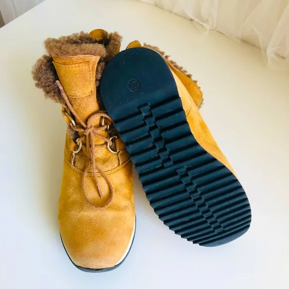 Giuseppe Zanotti suede shearling- lined  boots