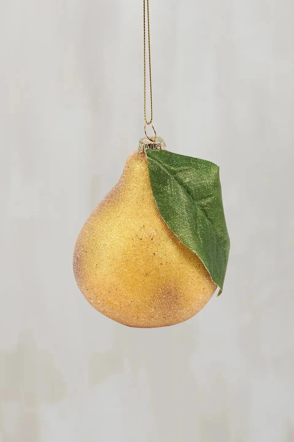Glass Pear Ornament