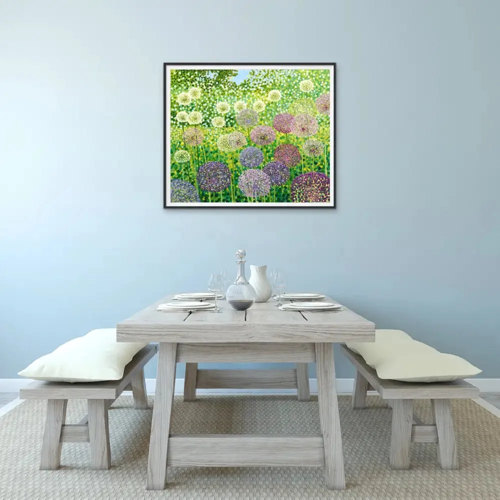 Globemaster Alliums Limited Edition Print
