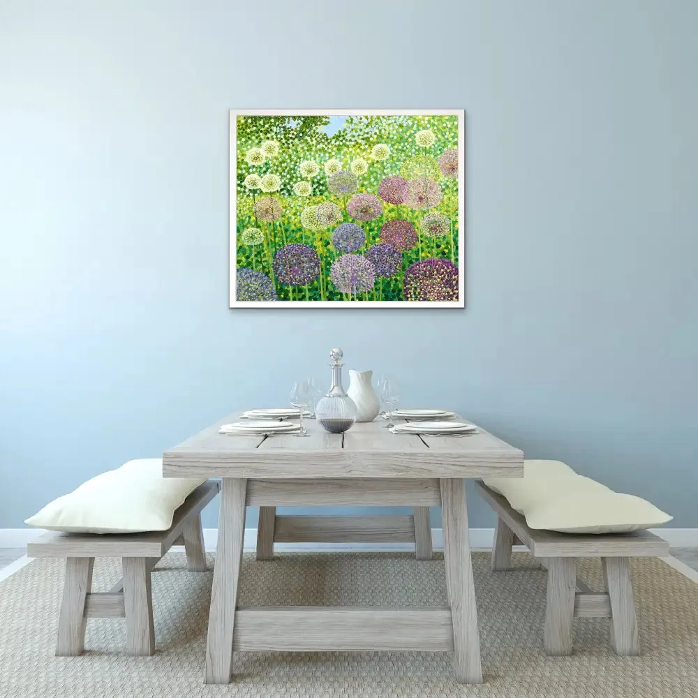 Globemaster Alliums Limited Edition Print