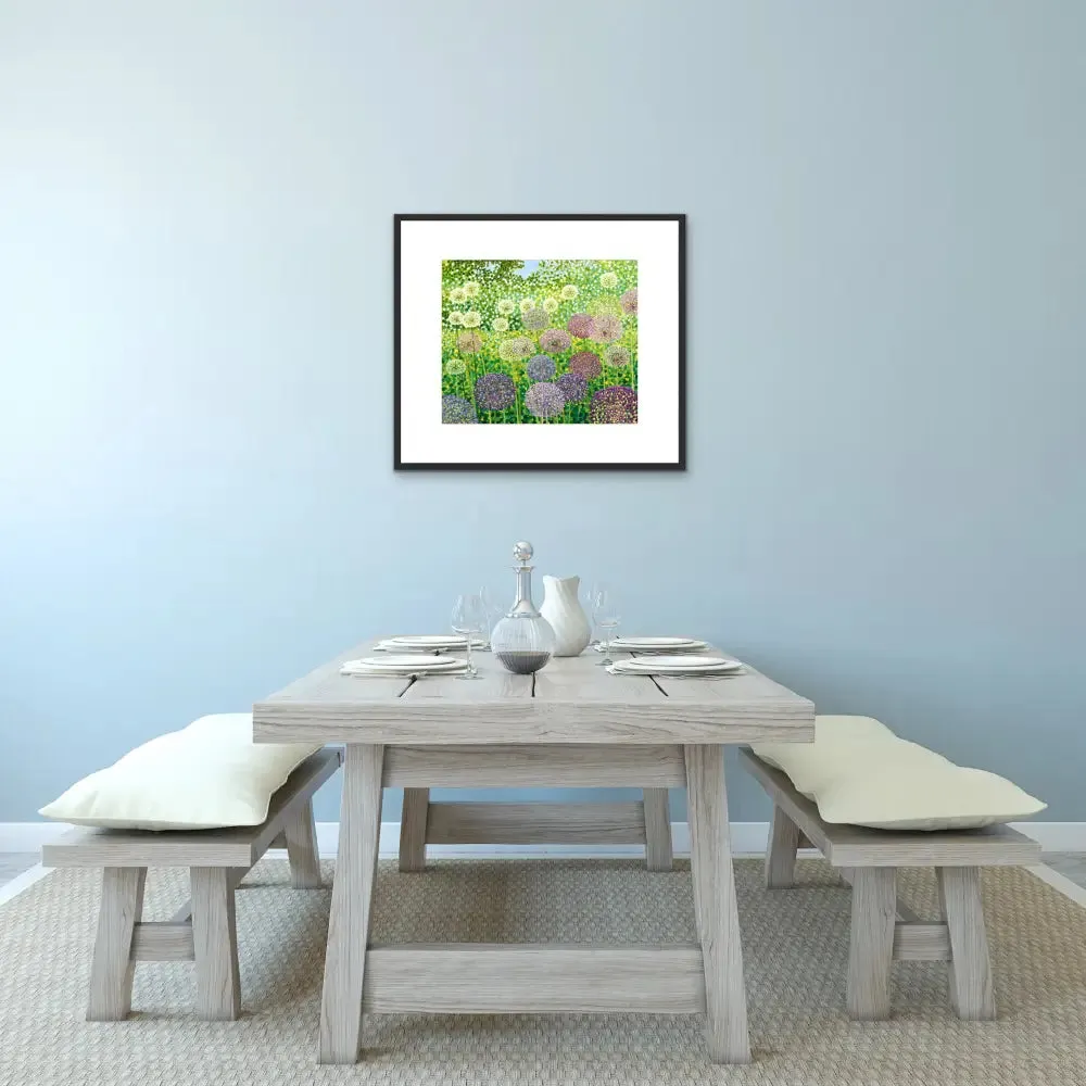 Globemaster Alliums Limited Edition Print