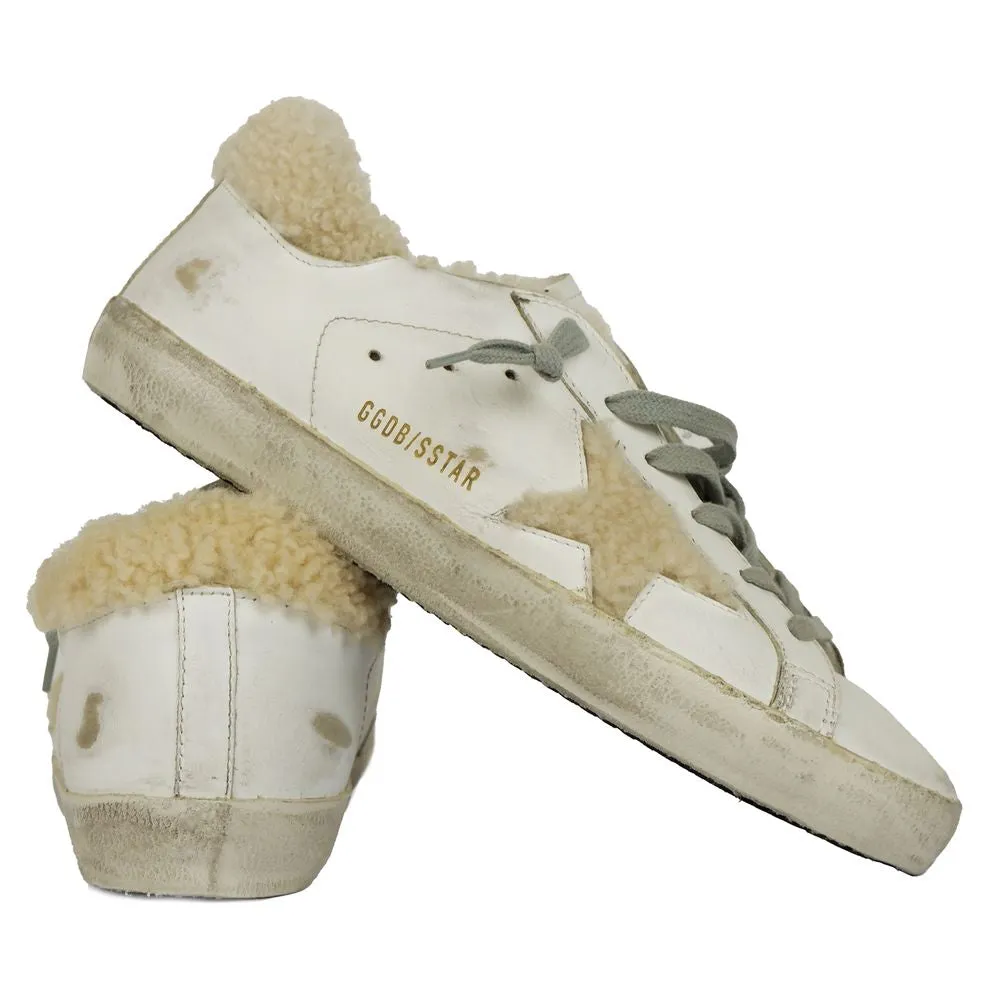 Golden Goose White Leather Di Calfskin Sneaker