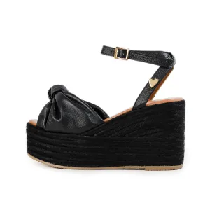 Greta Sandals Black - Low High