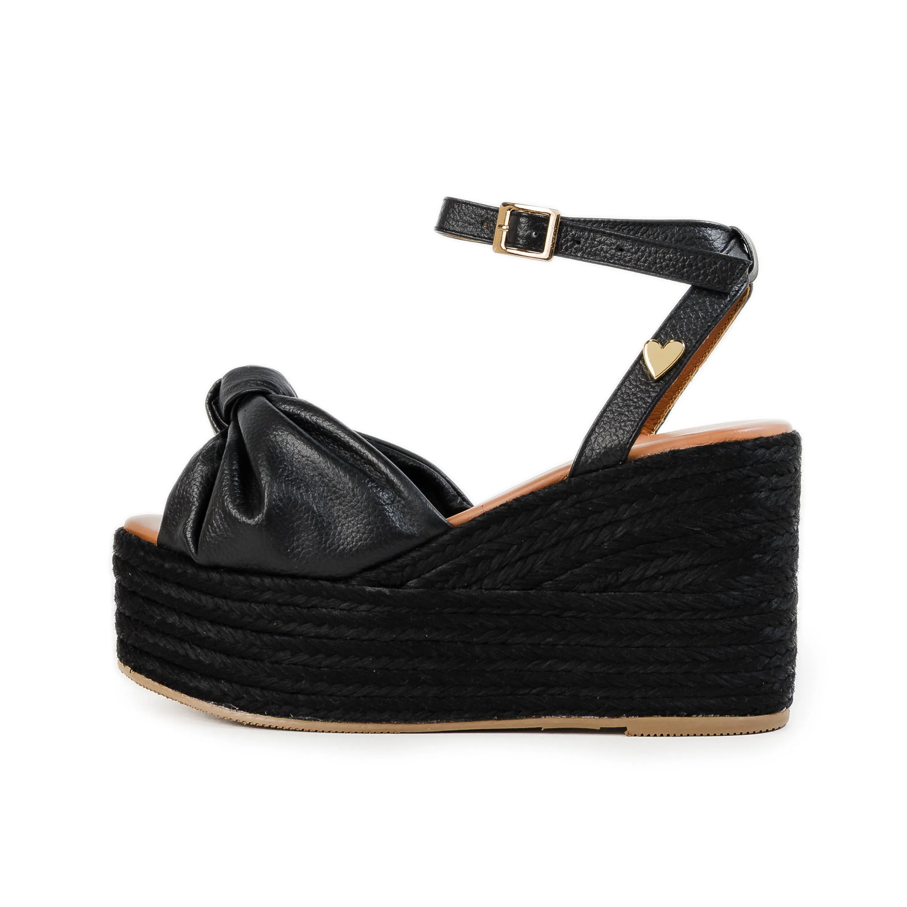 Greta Sandals Black - Low High
