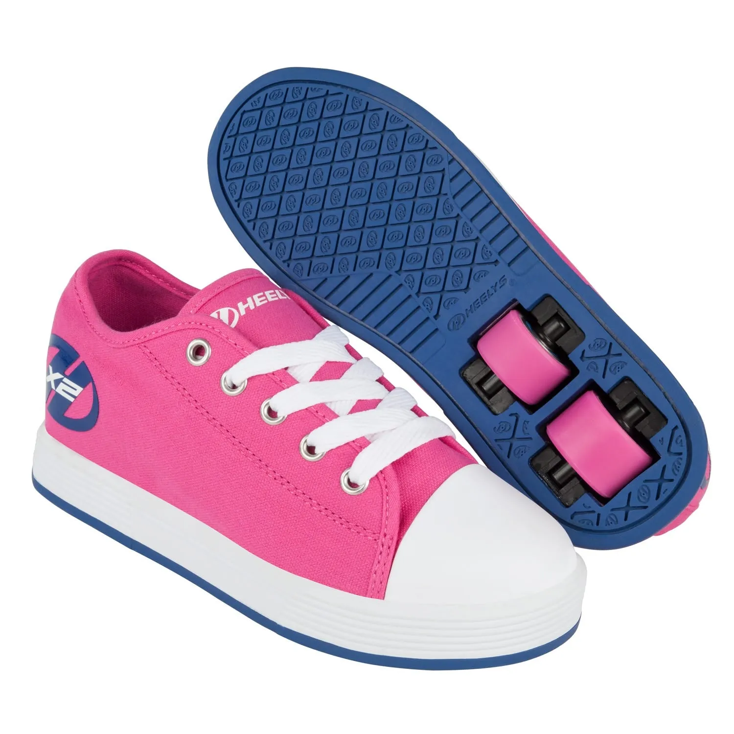 Heelys Girls x2 Fresh Fuchsia Navy