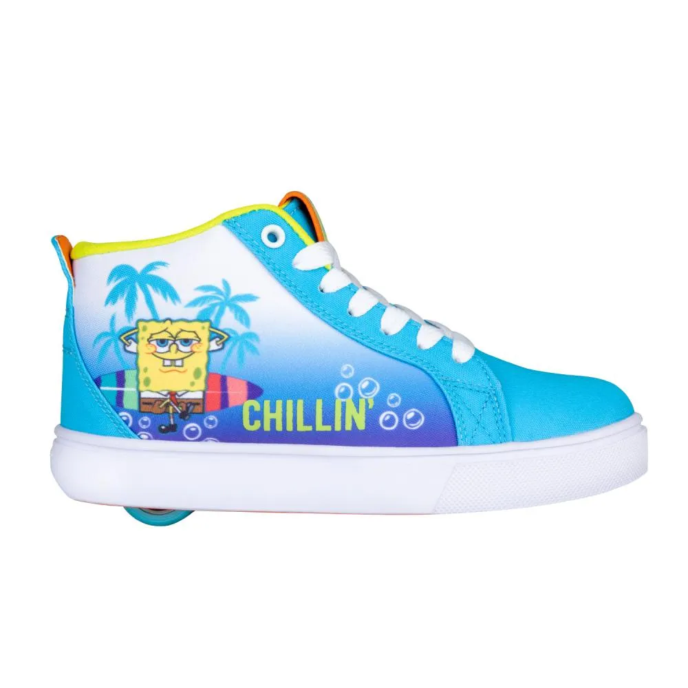 Heelys X SpongeBob Racer 20 MID Cyan Lime Orange