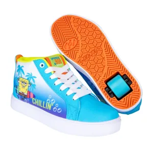 Heelys X SpongeBob Racer 20 MID Cyan Lime Orange
