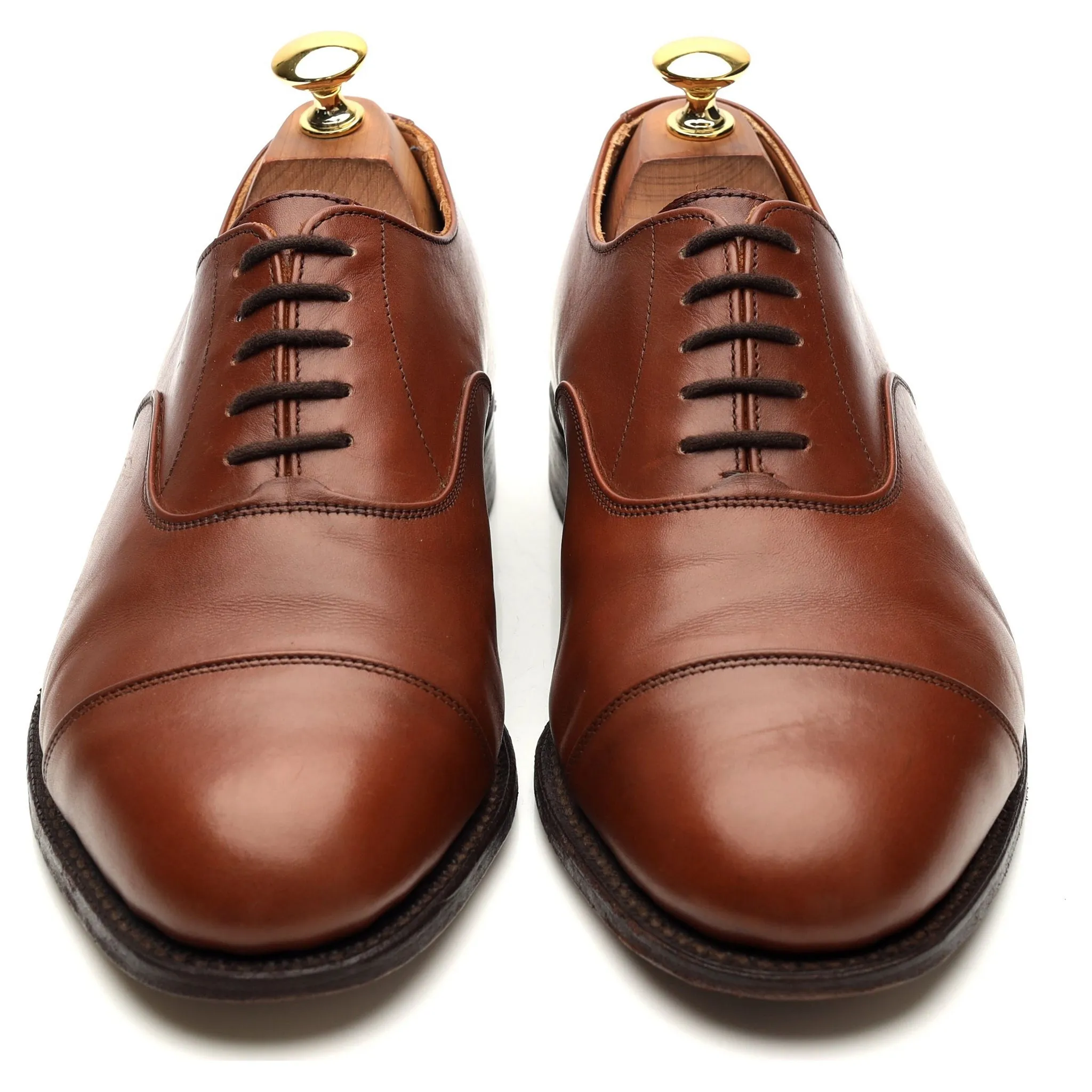 'Henley' Brown Leather Oxford UK 6