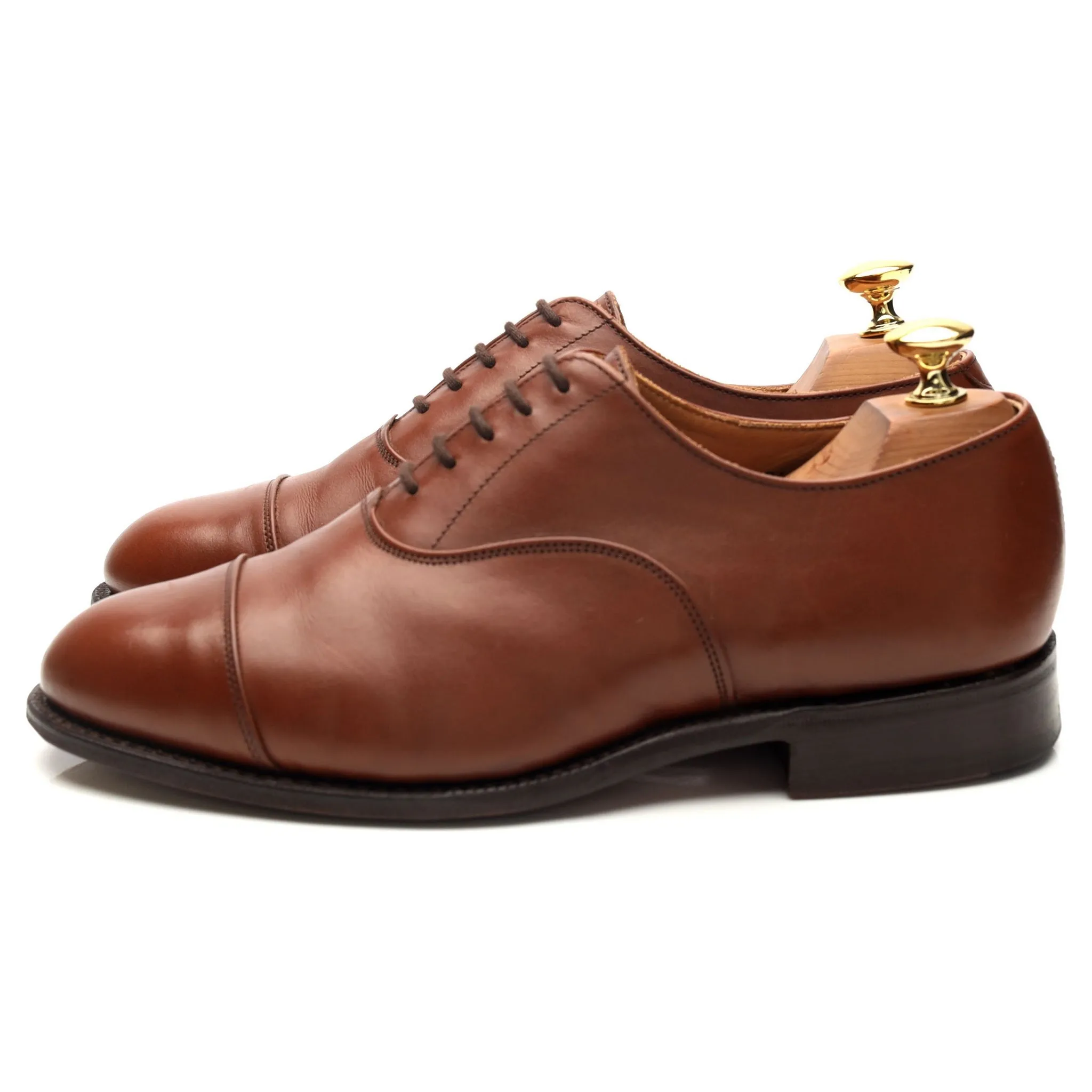 'Henley' Brown Leather Oxford UK 6