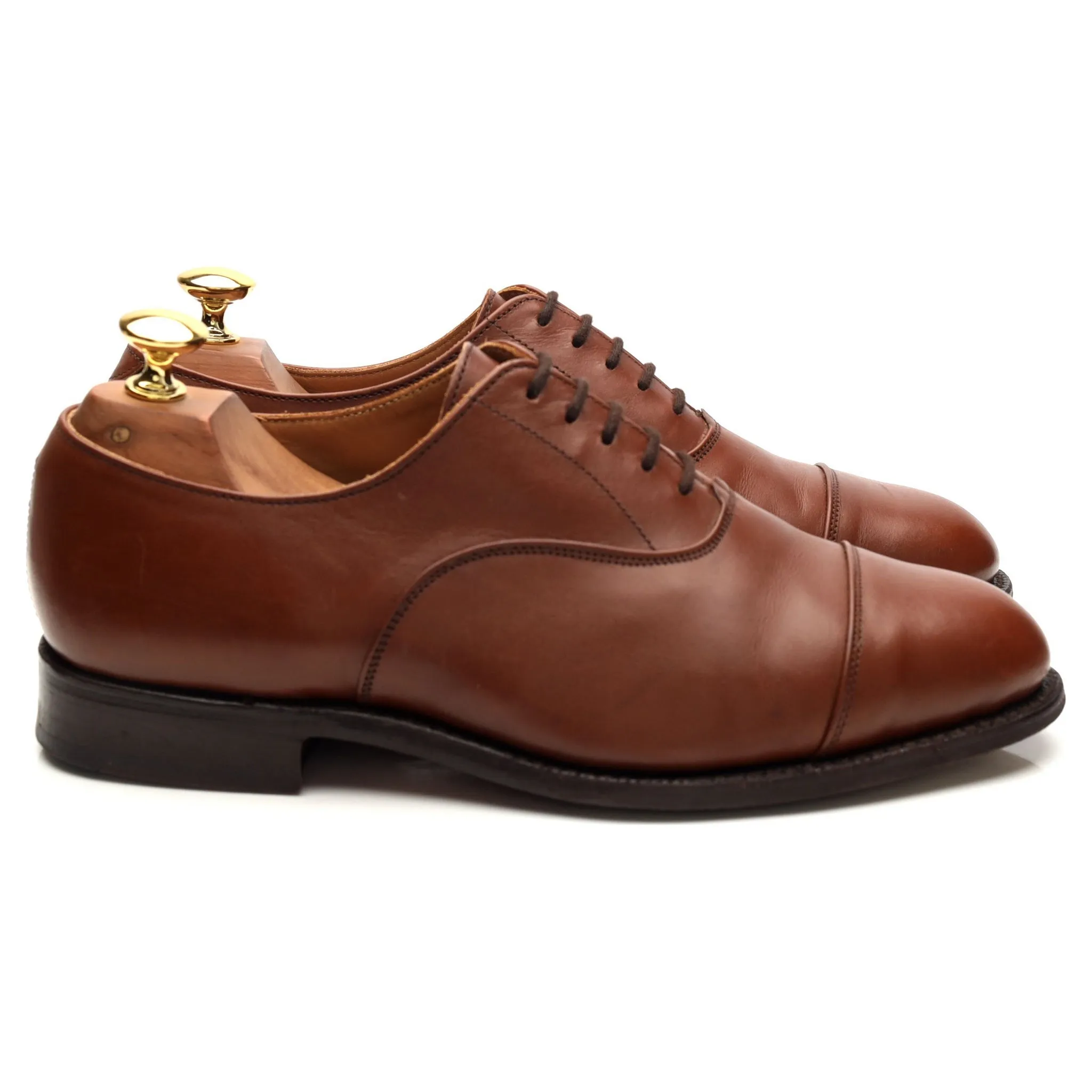 'Henley' Brown Leather Oxford UK 6
