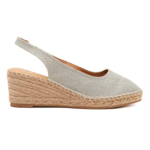 Imelda Light Gold & Beige Espadrille